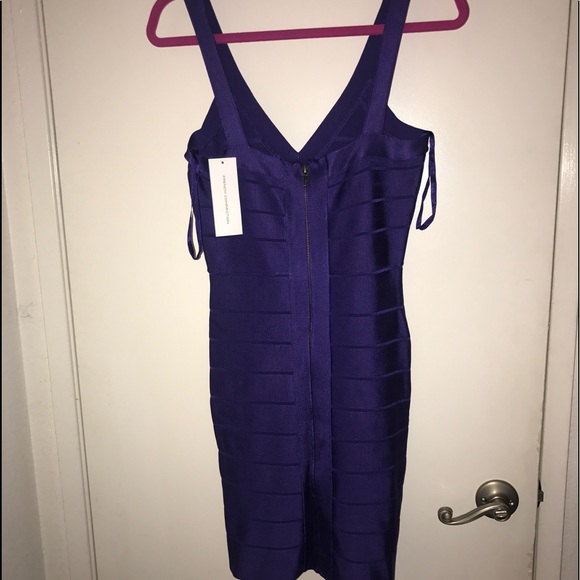 French Connection Foxy Faye V-neck Bandage Dress - Picture 6 of 6